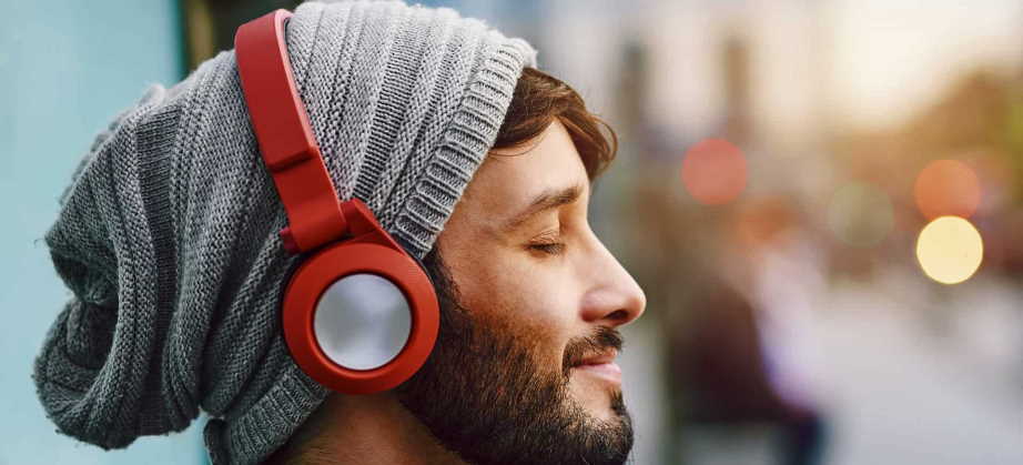 headphones with a hat